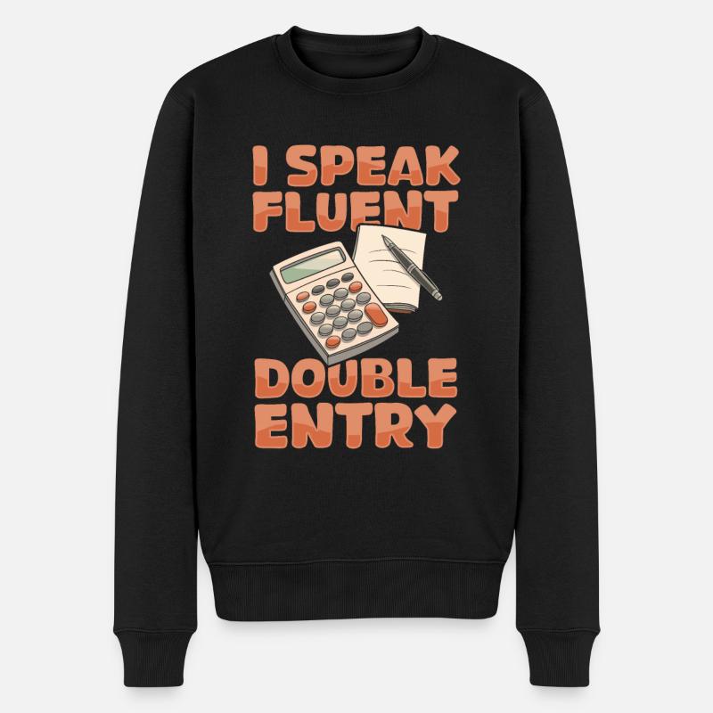 Comptable - Pull Premium bio Homme - noir