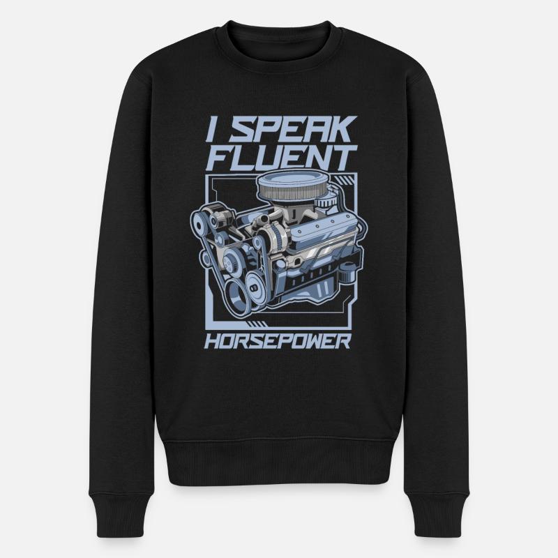 Automobildesigner - Männer Premium Bio Pullover - Schwarz