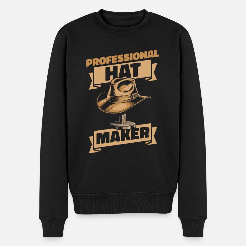 Chapelier - Pull Premium bio Homme - noir