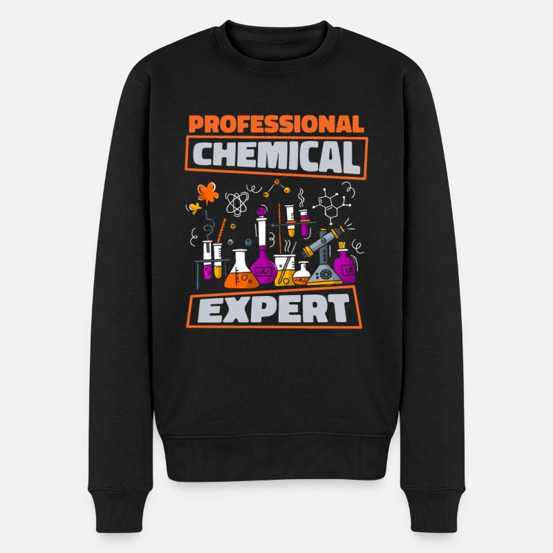 Assistant de laboratoire chimique - Pull Premium bio Homme - noir