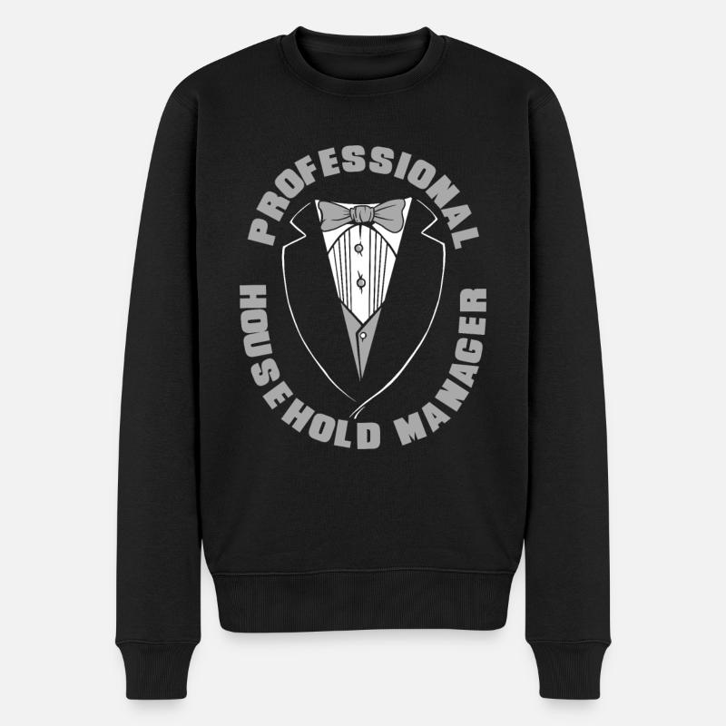 Butler - Männer Premium Bio Pullover - Schwarz