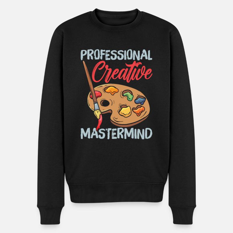 Art Director - Männer Premium Bio Pullover - Schwarz