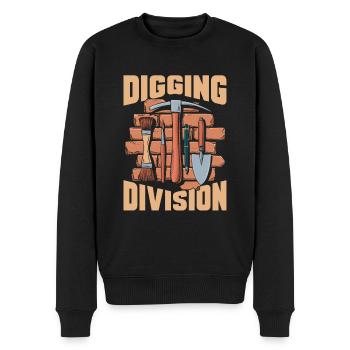 Archaeologist Team - Men's Premium Organic Jumper - black - Front - Nico (187cm)