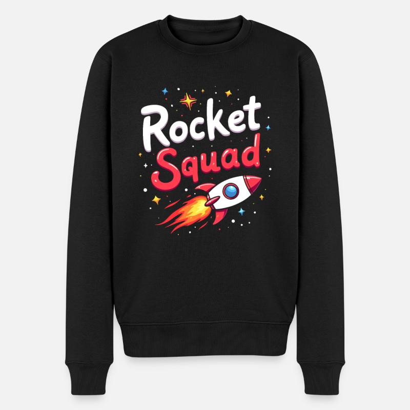 Raumfahrtingenieur Kader - Männer Premium Bio Pullover - Schwarz
