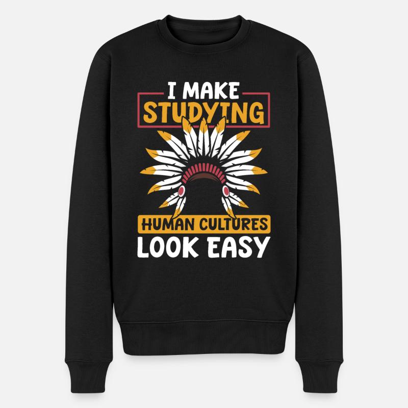 Ethnologue - Pull Premium bio Homme - noir