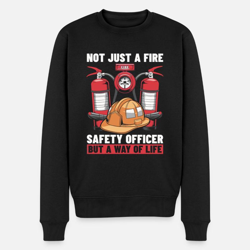 Brandschutzbeauftragter - Männer Premium Bio Pullover - Schwarz