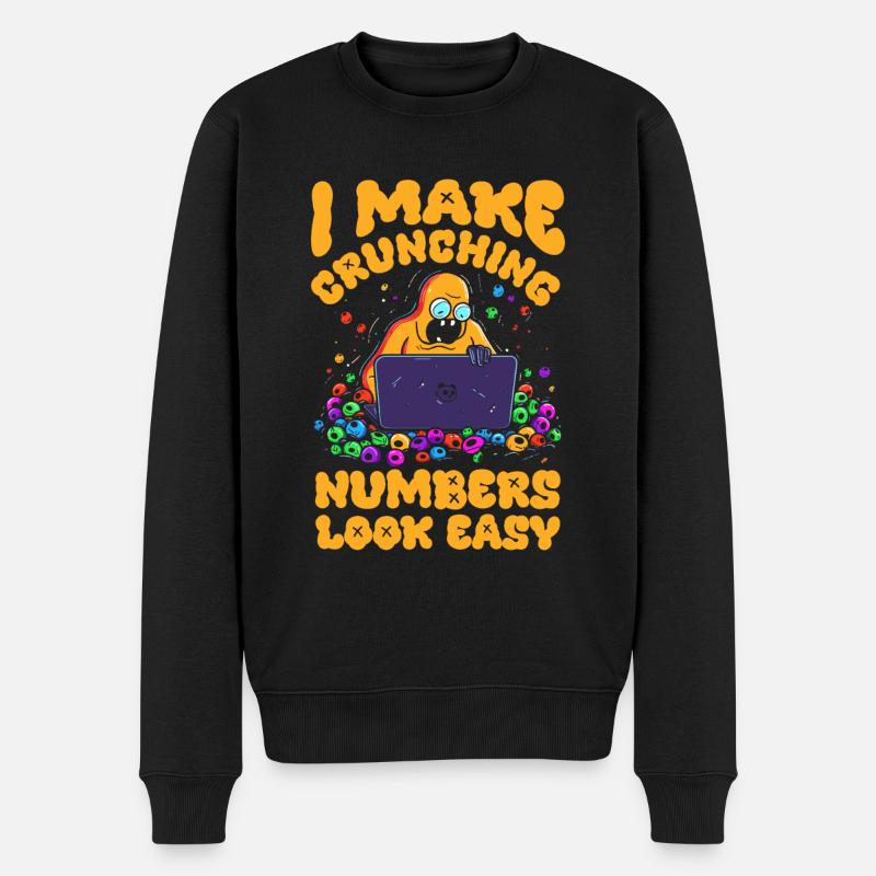 Data Science Data Analyst - Men's Premium Organic Jumper - black