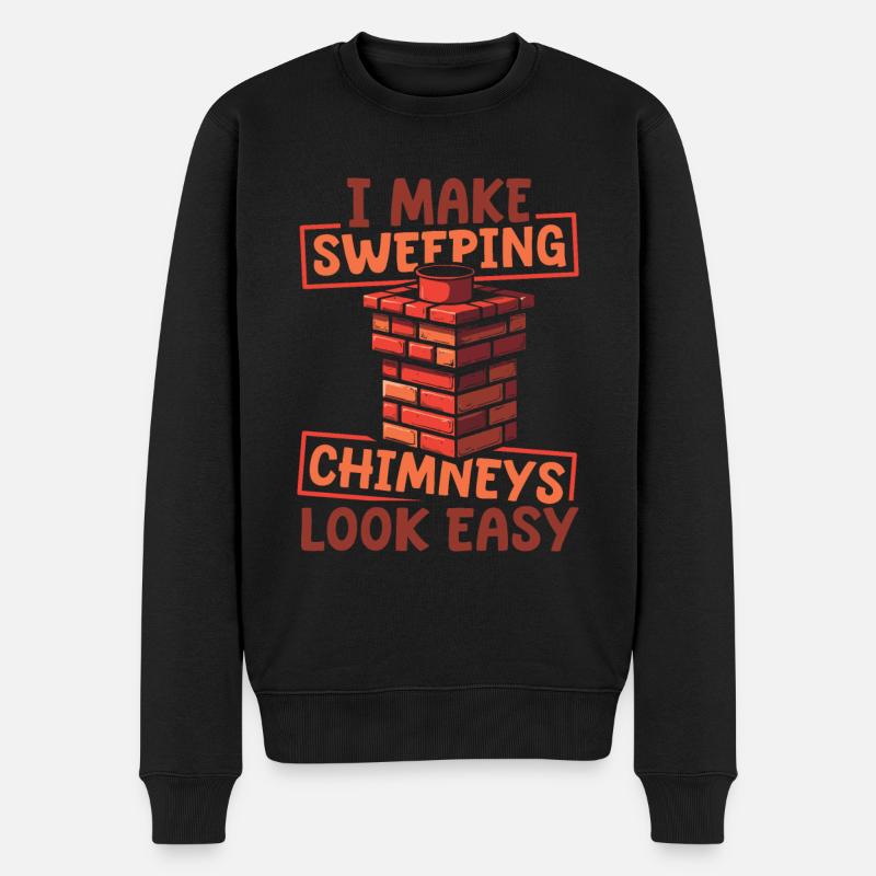 Ramoneur - Pull Premium bio Homme - noir