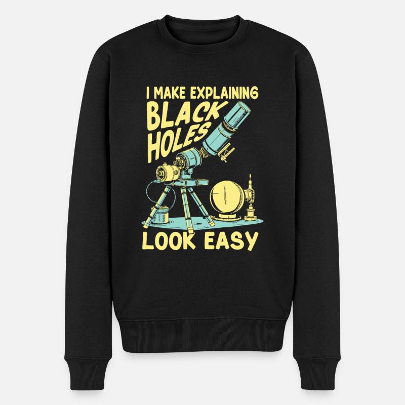 Astrophysicien - Pull Premium bio Homme - noir