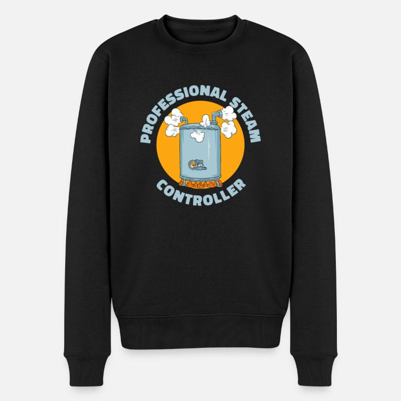 Opérateurs de chaudières - Pull Premium bio Homme - noir