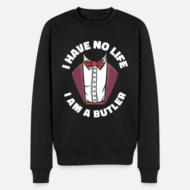 Majordome - Pull Premium bio Homme - noir