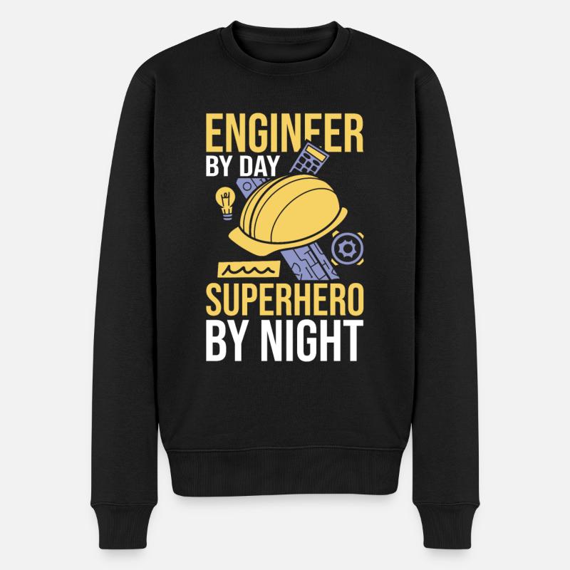 Ingénieur - Pull Premium bio Homme - noir