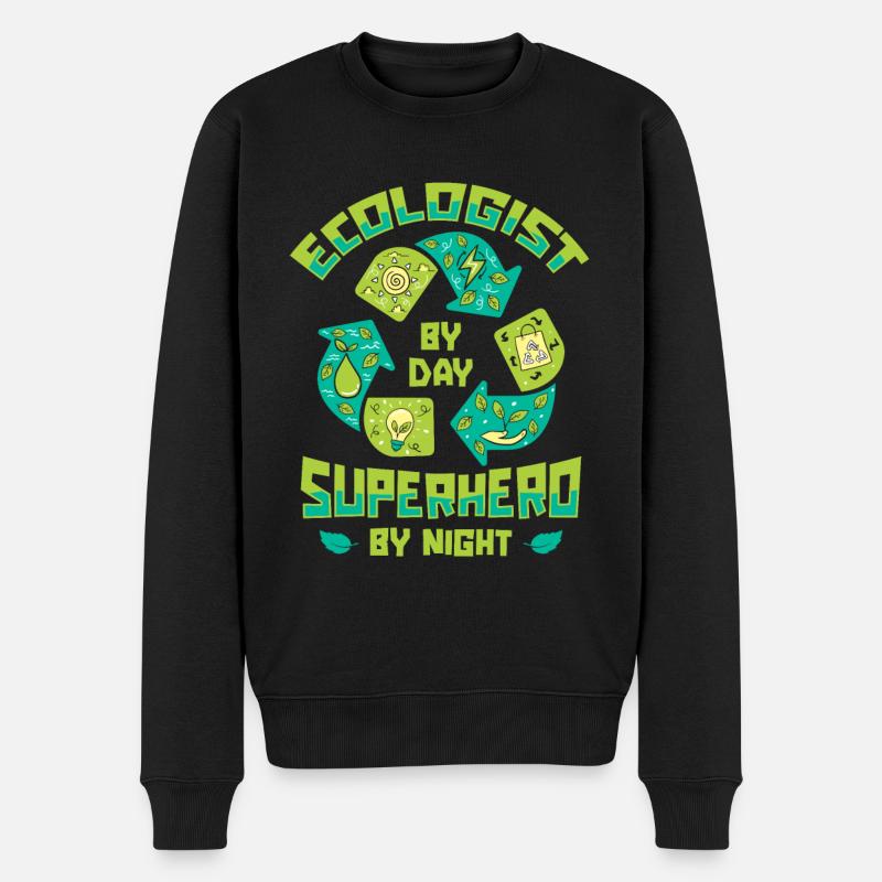 Écologiste - Pull Premium bio Homme - noir