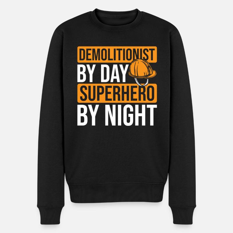 Expert en démolition - Pull Premium bio Homme - noir