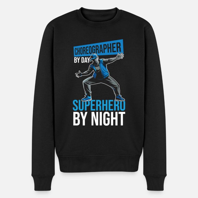 Chorégraphe - Pull Premium bio Homme - noir