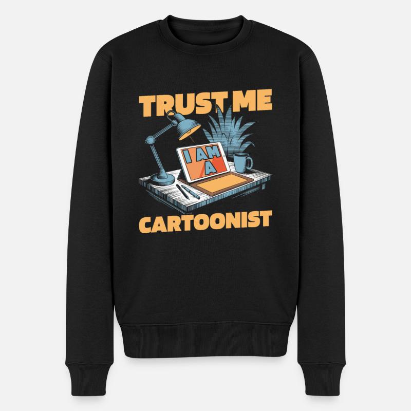 Dessinateur - Pull Premium bio Homme - noir