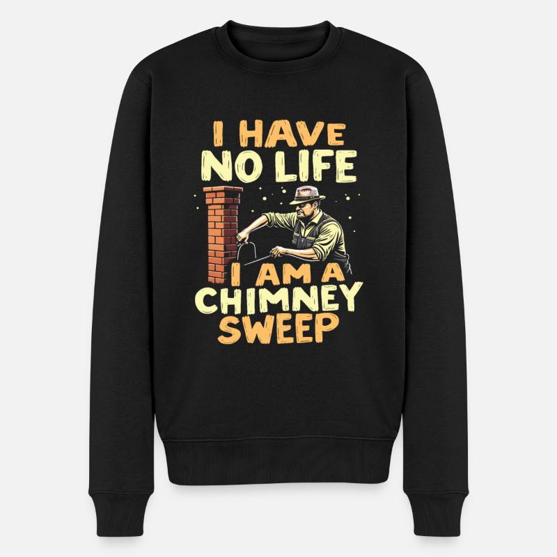 Ramoneur - Pull Premium bio Homme - noir