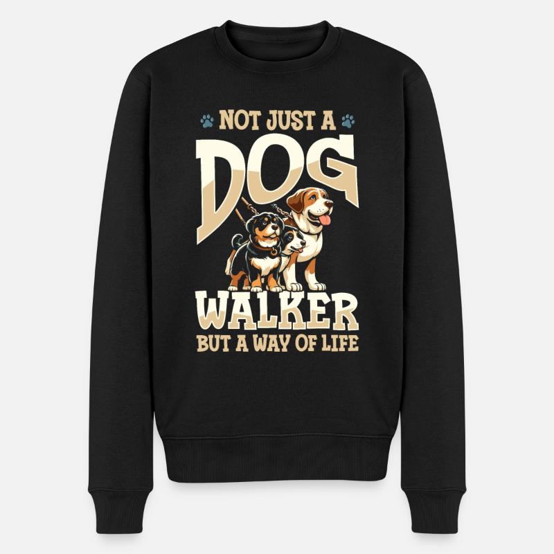 Maître-chien - Pull Premium bio Homme - noir