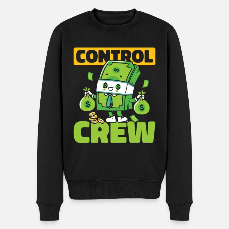 Équipe du contrôleur - Pull Premium bio Homme - noir