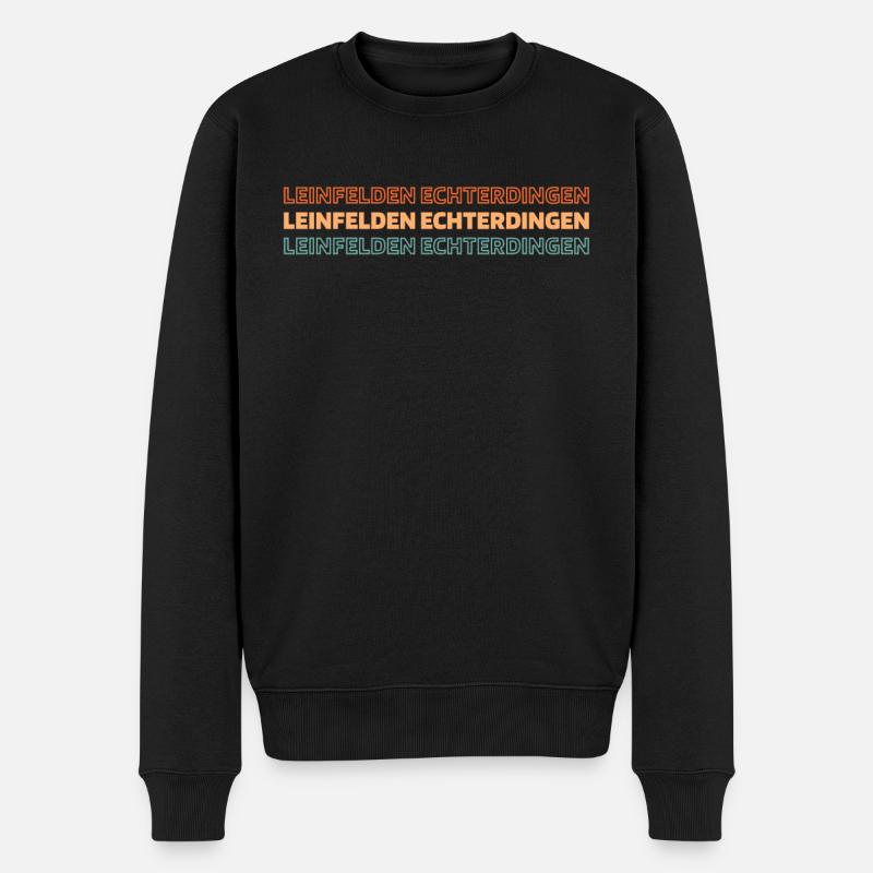 Ville allemande de Leinfeldenechterdingen - Pull Premium bio Homme - noir