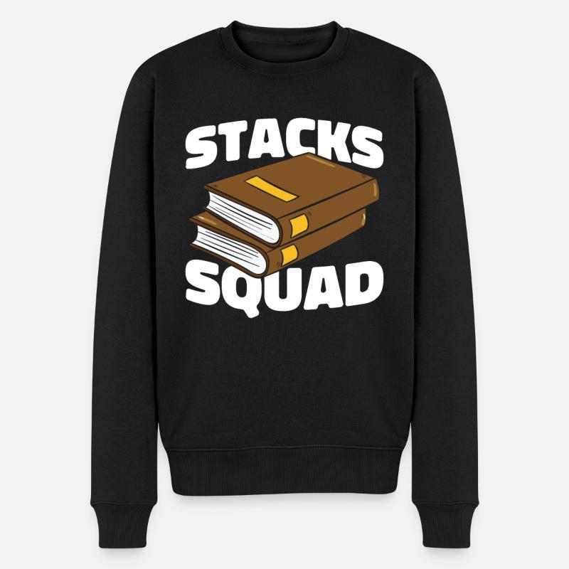 Bibliothekar Kader - Männer Premium Bio Pullover - Schwarz