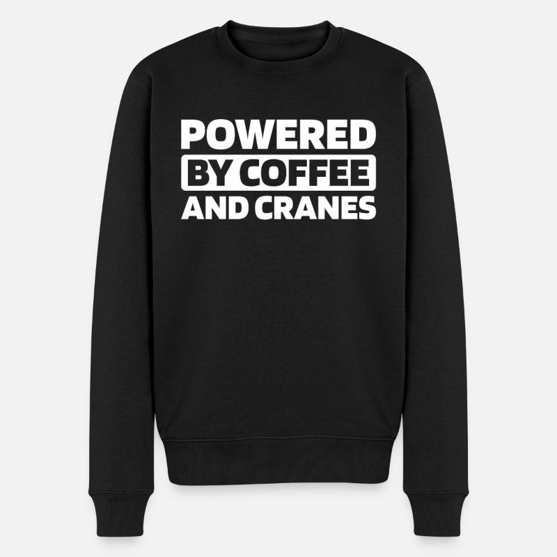 Grue Grutier Café - Pull Premium bio Homme - noir