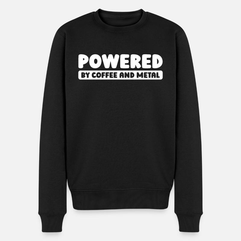 Café Schmied Metallbauer - Pull Premium bio Homme - noir