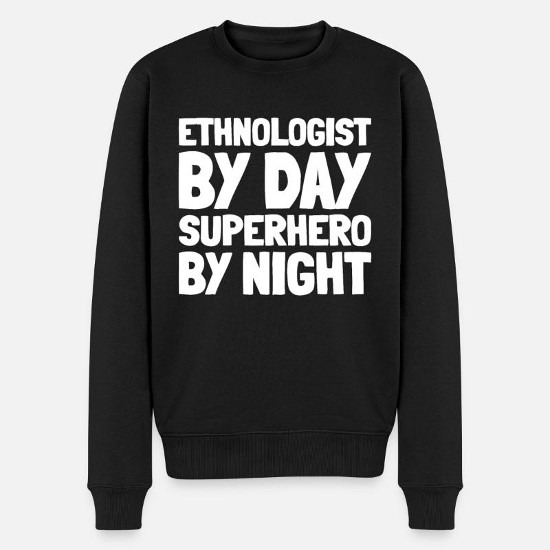 Ethnologue - Pull Premium bio Homme - noir