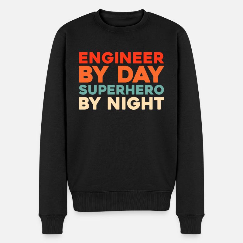 Ingénieur - Pull Premium bio Homme - noir