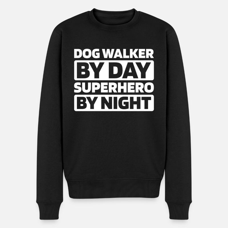 Maître-chien - Pull Premium bio Homme - noir