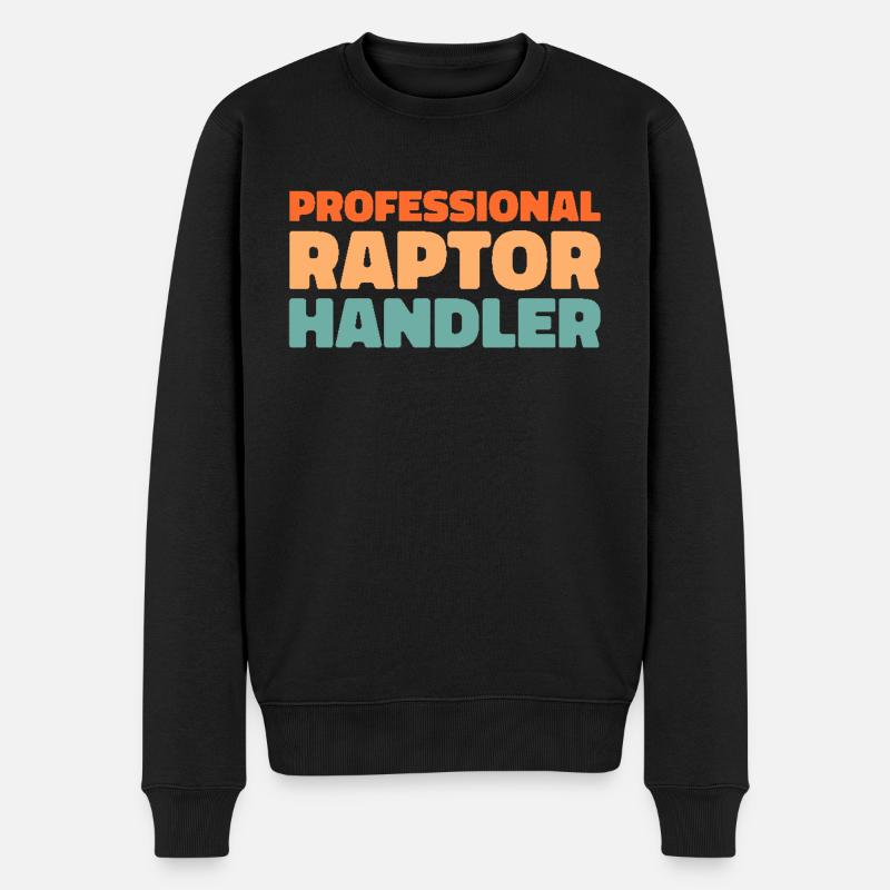 Falkner - Männer Premium Bio Pullover - Schwarz