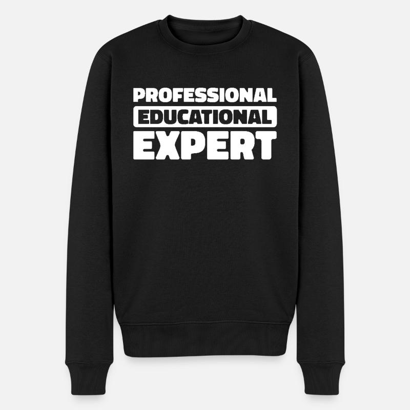 Pædagog - Økologisk premium-sweatshirt til mænd - sort
