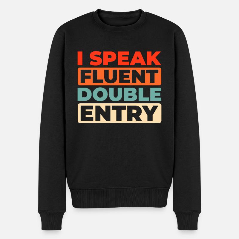 Comptable - Pull Premium bio Homme - noir