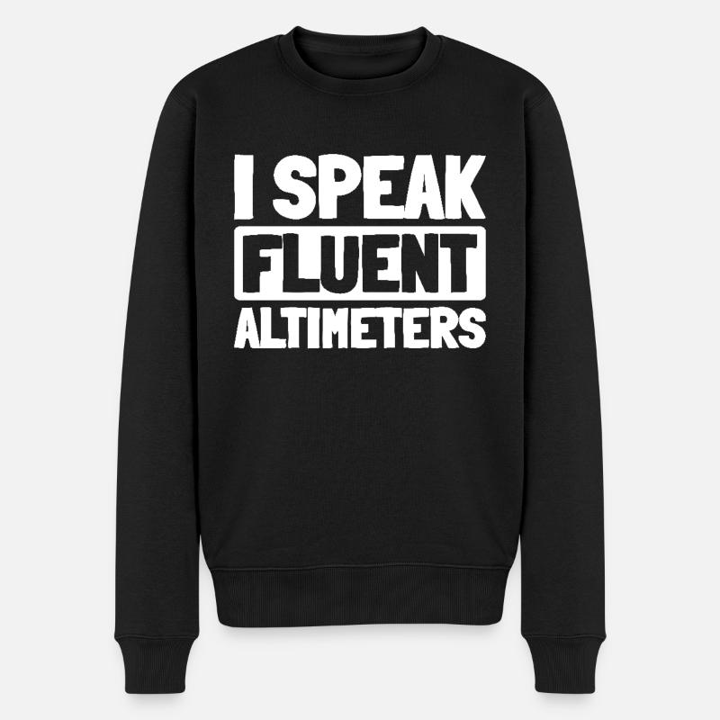 Mécanicien aéronautique - Pull Premium bio Homme - noir