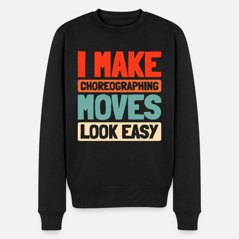 Chorégraphe - Pull Premium bio Homme - noir