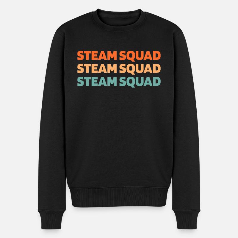 Master Builder Squad - Men's Premium Organic Jumper - black