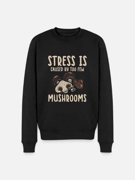 Mushroomer - Men's Premium Organic Jumper - black