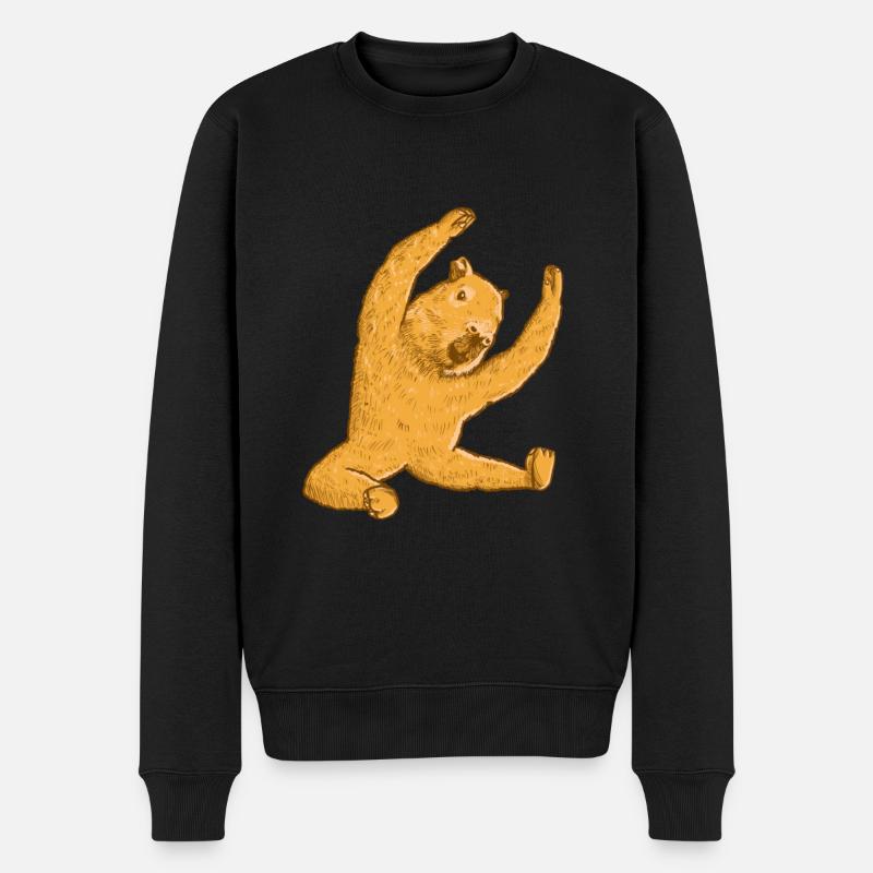 Formation Capybara Yoga - Pull Premium bio Homme - noir