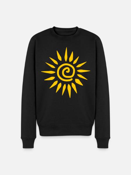 Die Sonne le soleil - Pull Premium bio Homme - noir