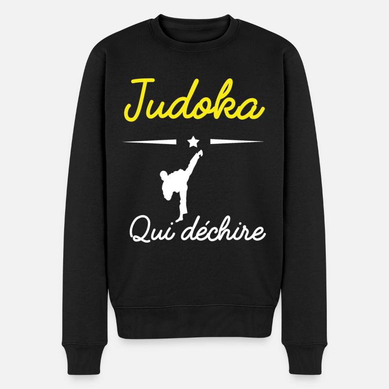 JUDOKA qui déchire - Pull Premium bio Homme - noir
