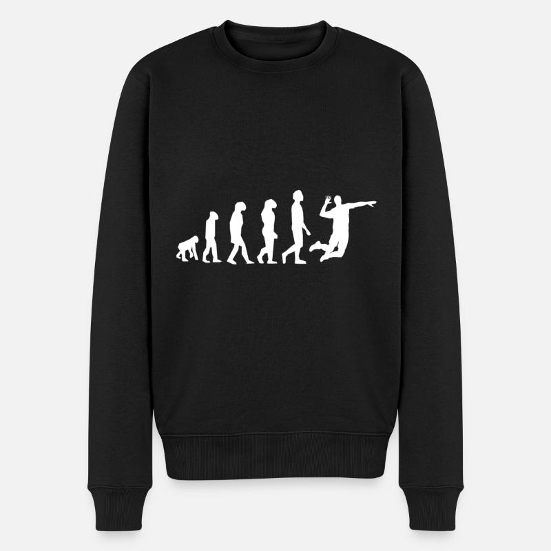 evolution volley - Men's Premium Organic Jumper - black