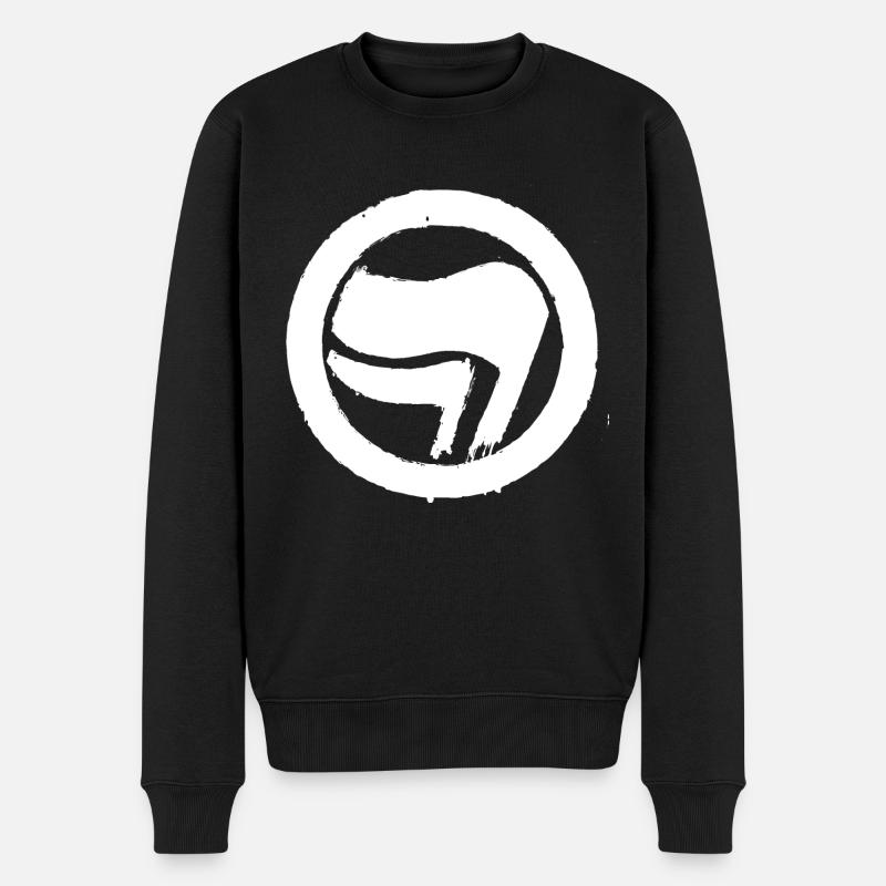 Symbole Action antifasciste - Pull Premium bio Homme - noir