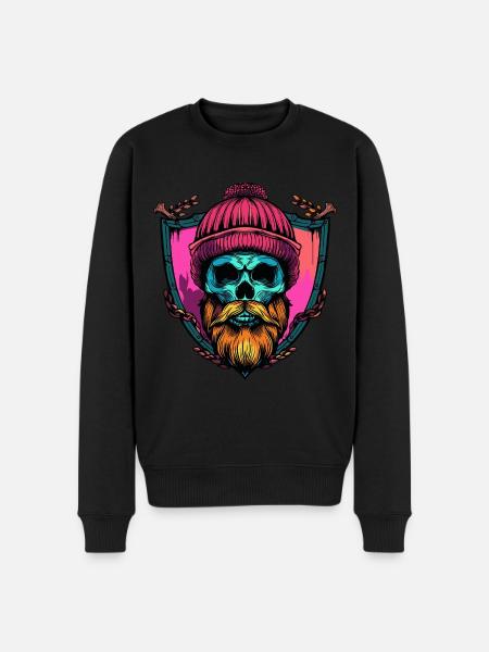 Lumberjack Skeleton - Men's Premium Organic Jumper - black