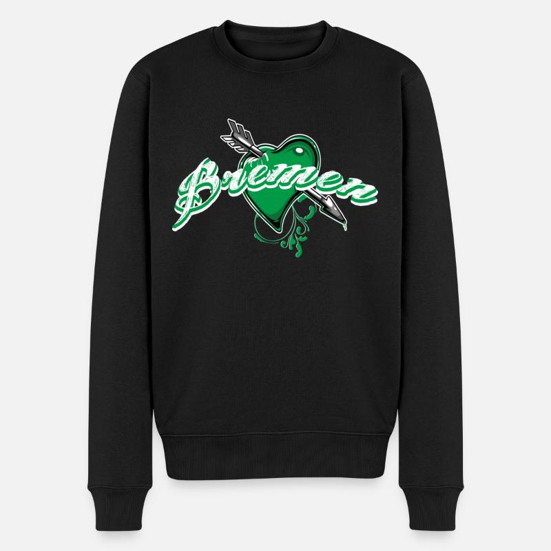 Brême - Pull Premium bio Homme - noir