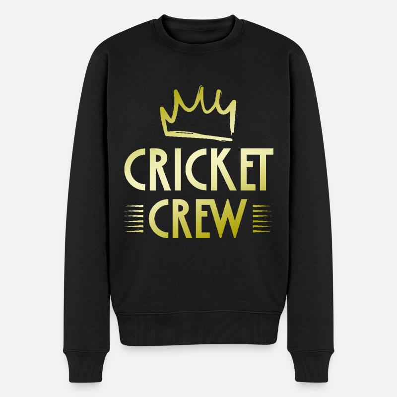 Équipe de cricket - Pull Premium bio Homme - noir