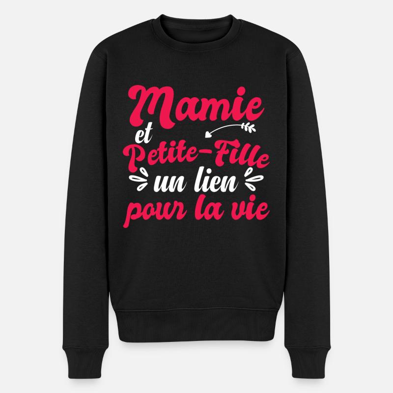 Mamie Et Petite-Fille - Pull Premium bio Homme - noir