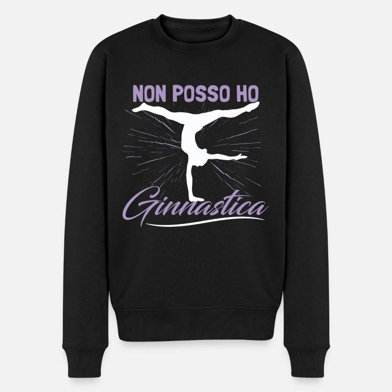 Ginnastica Artistica Ginnastica Ritmica Ginnasta - Maglione ecologico premium da uomo - nero