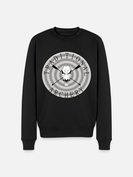 traditional archery, archer, shirt - Men's Premium Organic Jumper - black