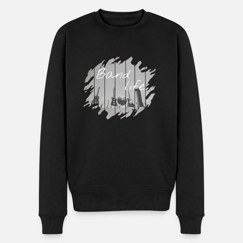 Bande - Pull Premium bio Homme - noir