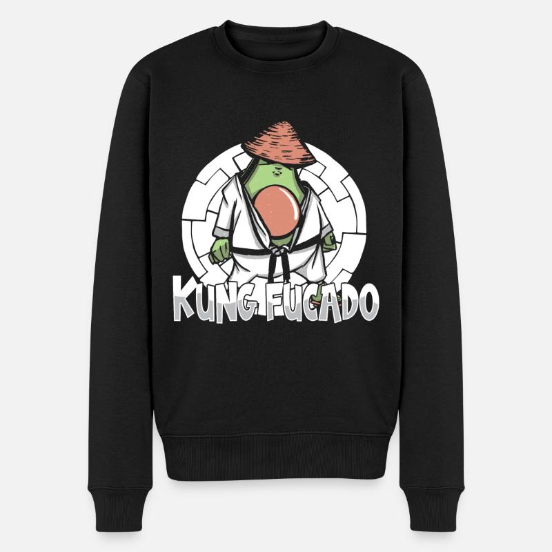 Kung-fu - Pull Premium bio Homme - noir